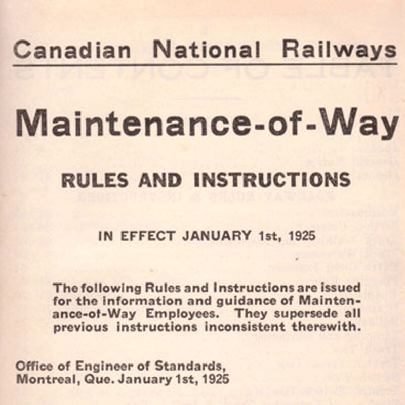 Maintenance, Operation and Safety Booklets