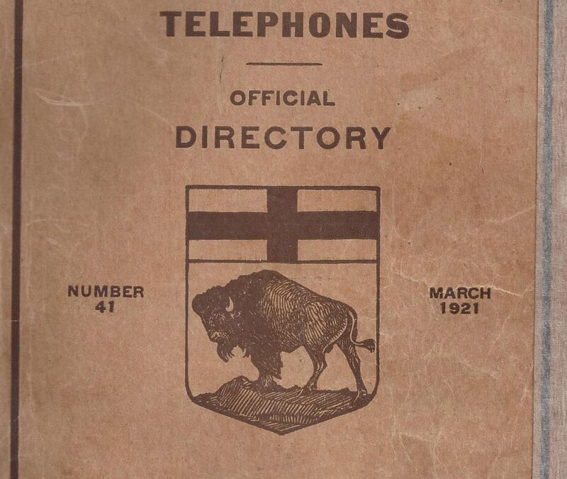 Manitoba Government Telephones Directory 1921 – Rivers, Manitoba Pages
