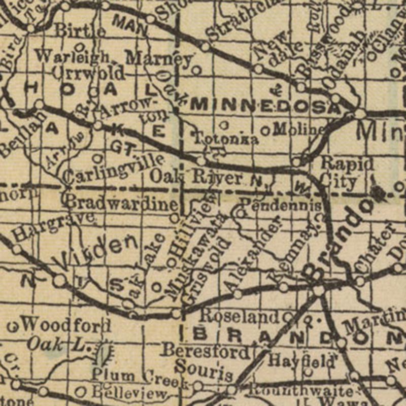 Map of Manitoba (1897)