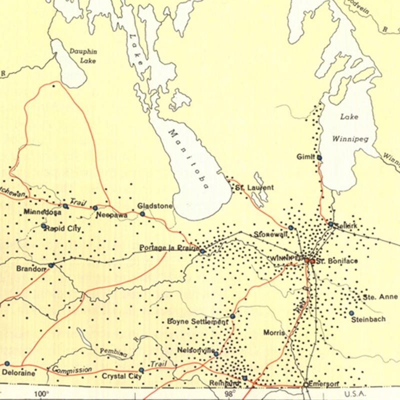 Settlement in Manitoba (1881)
