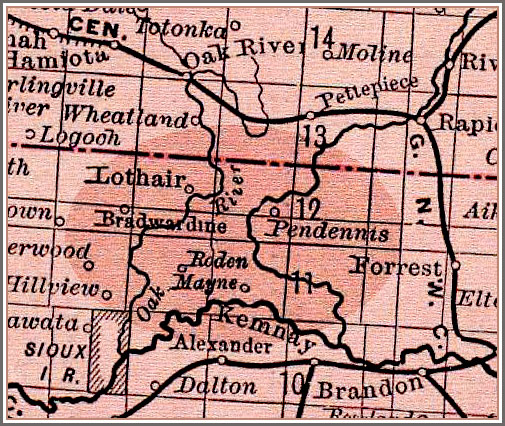 Historical Map – Pendennis / Bradwardine Area