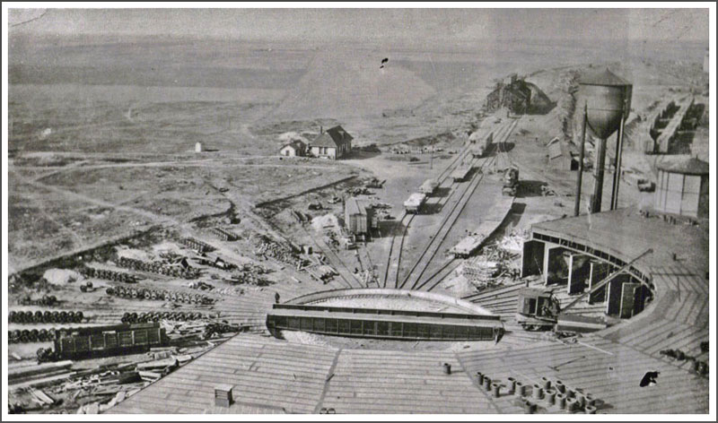 Rivers Yards Roundhouse from above