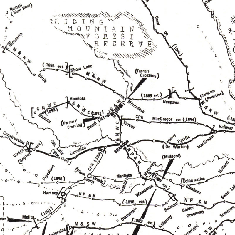 Railway Construction as of 1899