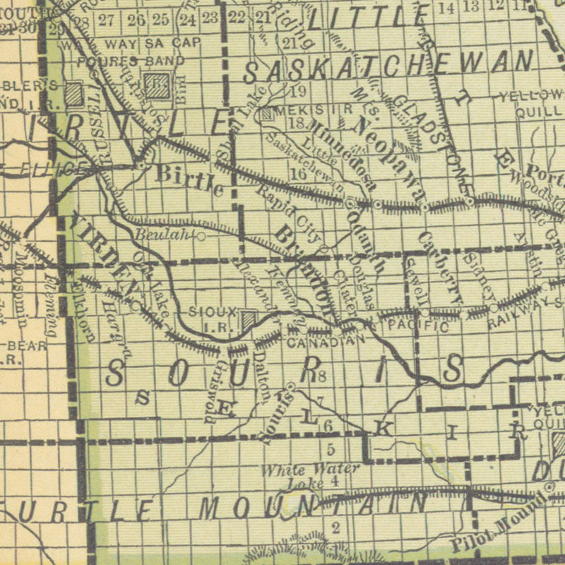 Manitoba and the Northwest Territories of Canada Showing the Lines and Land Grant of the Canadian Pacific Railway, 1886