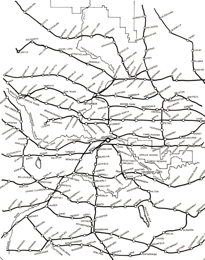 Rail Lines in 1935
